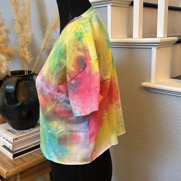 Love Fire Tie Dye Crop Top - Picture 2 of 4